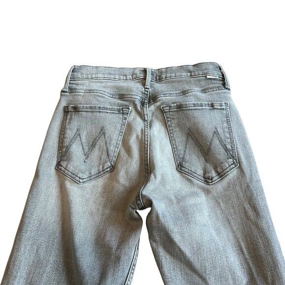 Mother Denim The Tomcat Ankle Beam Me Up Grey Jeans Stretch Size 26 Women's - Picture 8 of 14
